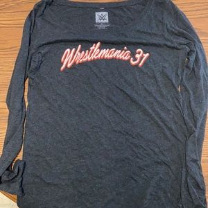 WWE Women’s wrestlemania is 31 long sleeve shirt. Size Large